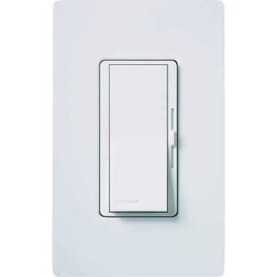 Lutron Diva Incandescent/Halogen/LED/CFL White Slide Dimmer Switch